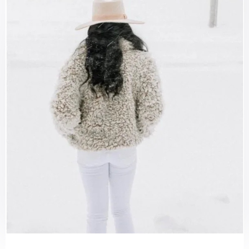Anthropologie Brenna Faux Fur Sherpa Teddy Coat NWT XL - Picture 5 of 15